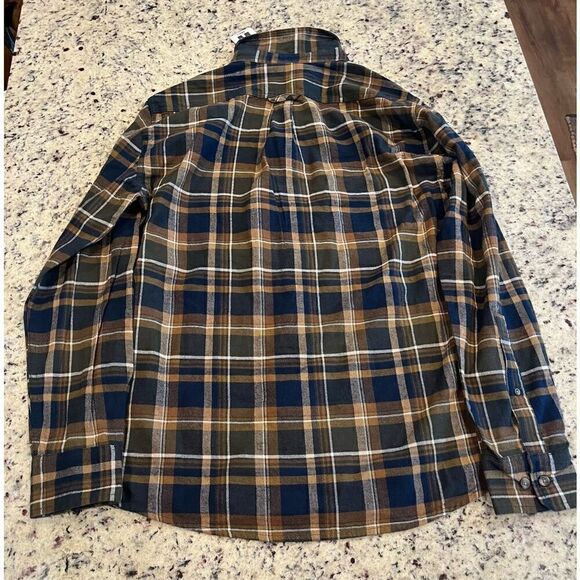 Eddie Bauer Men's Eddie's Favorite Classic Fit Flannel Shirt - Plaid - Picture 2 of 4